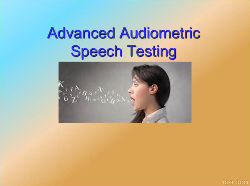 Importance of Speech and Speech in noise testing