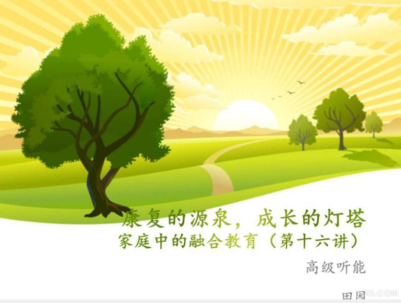 康复的源泉，成长的灯塔--家庭生活中的融合教育16